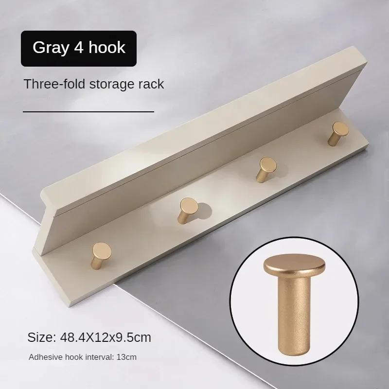 Solid Wood Wall Clothes Hanger Coat Rack Clothes Hanger Dressing Creative Entrance Hall Living Room Furniture Wall Storage Rack