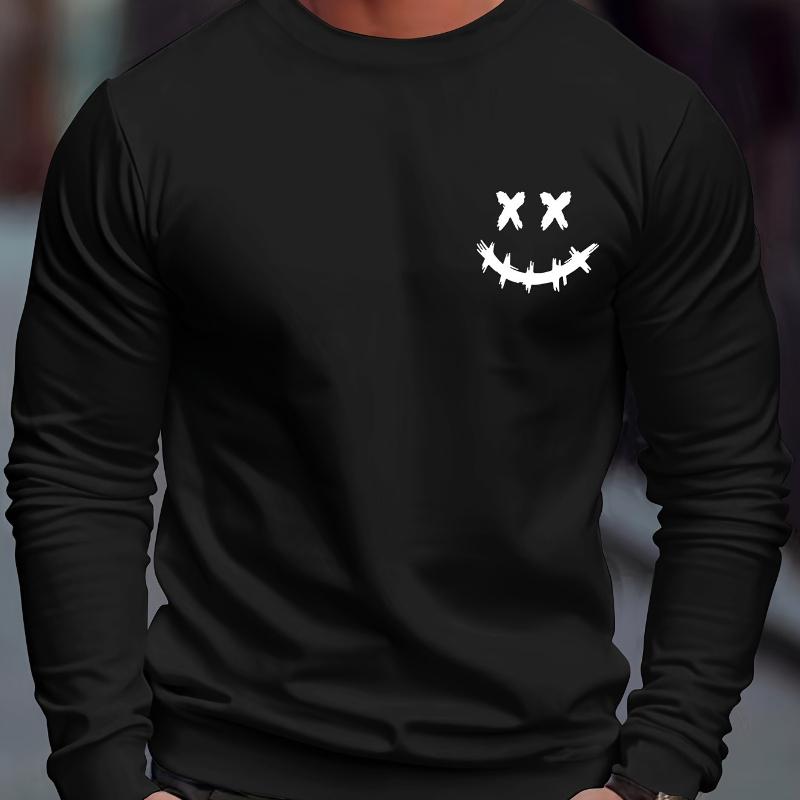 Men's Lightweight Crew Neck Sweatshirt, Breathable