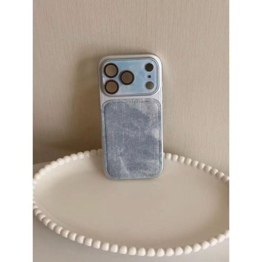 [Gilt denim] Suitable for Apple's own lens film 17promax mobile phone case 15iphone16