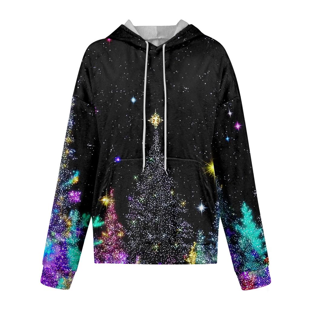 Dámské mikiny Oversized Zimní Plyšové Roztomilé Mikiny Pulovr Trendy Podzimní Zimní Oblečení