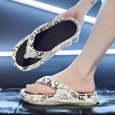 Summer Home Unisex Outwear Thick Sole Soft and Comfortable Thick Sole Anti Slip Casual EVA Slippers