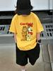 Nermal Garfield Short Sleeve T Shirt Children Summer Cute Crewneck Street Ages 3-14