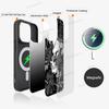 Spooky Skull Patterns Phone Case Magnetic Case For IPhone 16 14 13 12 11 15 Pro Max Plus For Magsafe Wireless Charge Cover