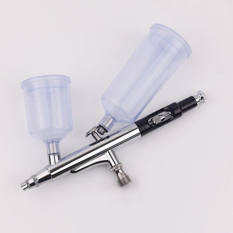 130/131 Double Action Airbrush for Cakes, Furniture, Leather & Model Painting Stencil Tool