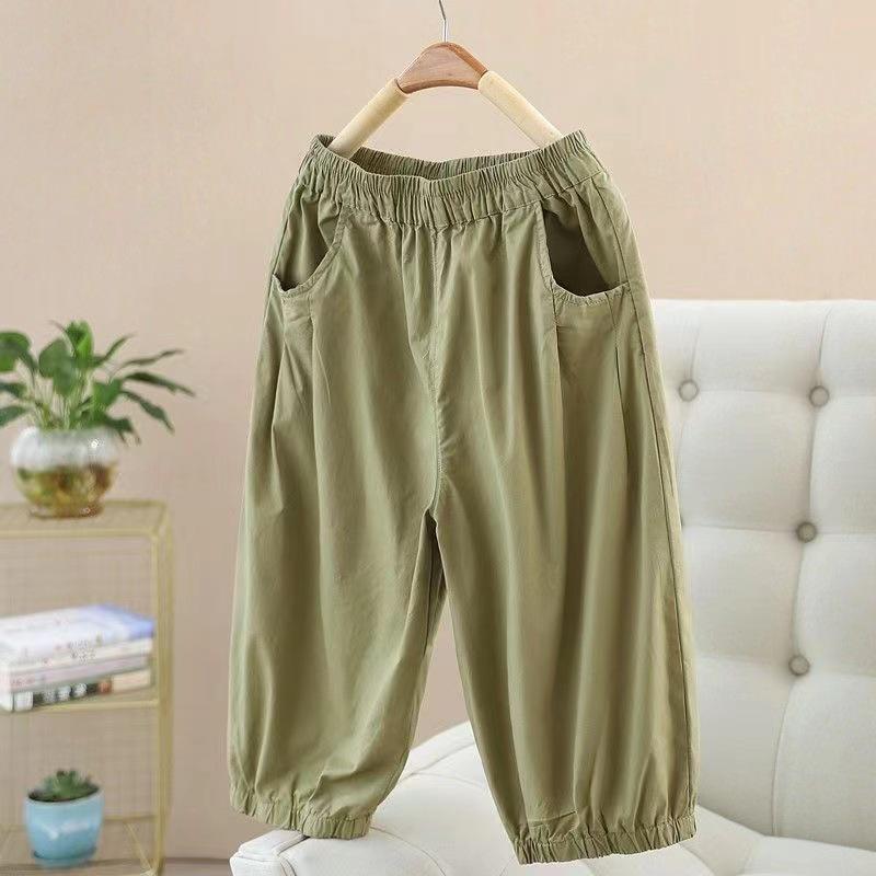 Women's Ethnic Style Plus Size Wide-Leg Shorts with Pockets