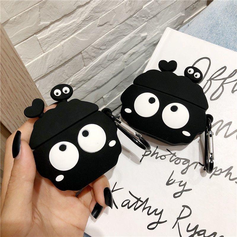 Cute Cartoon Briquettes Silicone Case For AirPods 2 3 4 Pro 2 Pro3 Earphone Protective Cover