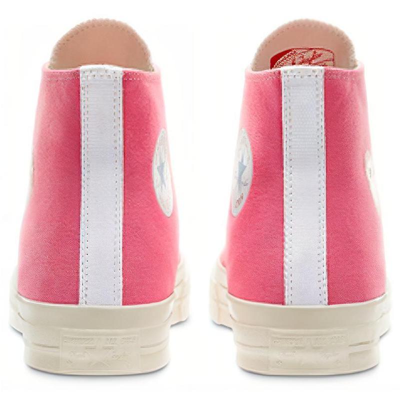 Converse Chuck 70 CDG PLAY x Converse Chuck Taylor All Star 1970s High Comfortable Casual Versatile High Top Canvas Unisex Pink