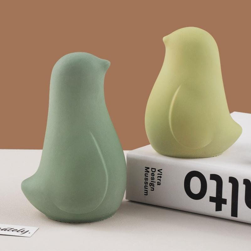 3D Bird Shaped Silicone Molds Aromatherapy Gypsum Ornament for DIY Handmade Candle Resin Craft Desktop Decor Home Handicraft