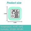 2pcs Indoor Lcd Thermometer Hygrometer, Digital Indoor Thermometer, Portable Temperature And Humidity Monitor