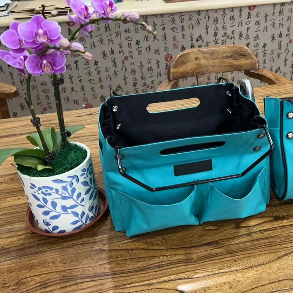 Telescoping Ladder Tool Bag Folding Tool Pouch Multifunctional Oxford Cloth Handy Tool Storage Bag with Pockets Electrician Bag