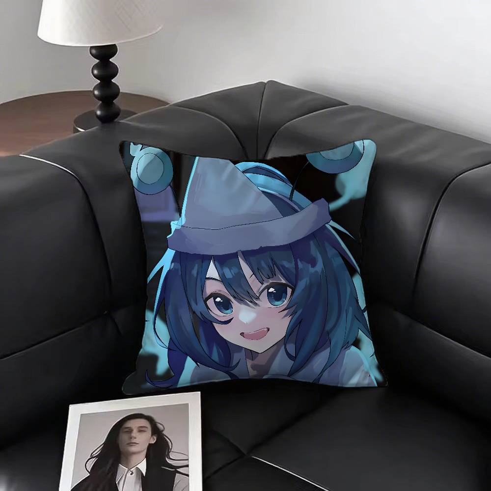 Yanami Anna Too Many Losing Heroines Anime Pillow Case Square Pillow Bedroom Sofa Leisure Comfort Cushion Car  Home Decoration