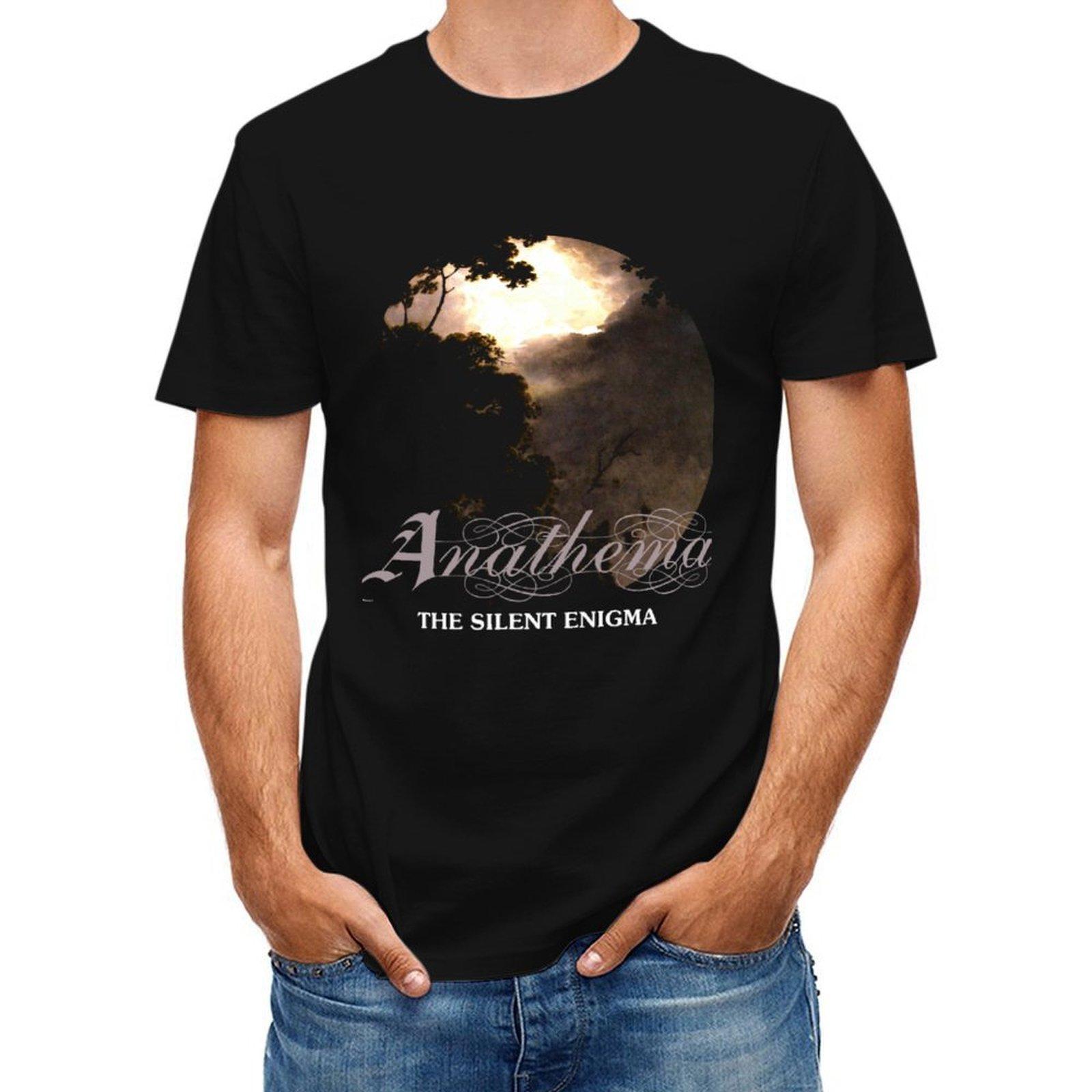 

ANATHEMA The Silent Enigma ФУТБОЛКА группы аниме вещи лето 2025 смешные футболки мужские 4XL