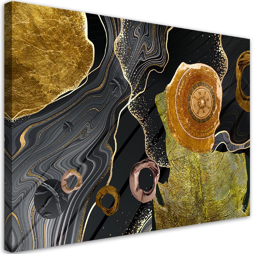 Canvas Print, Marble Texture Abstraction