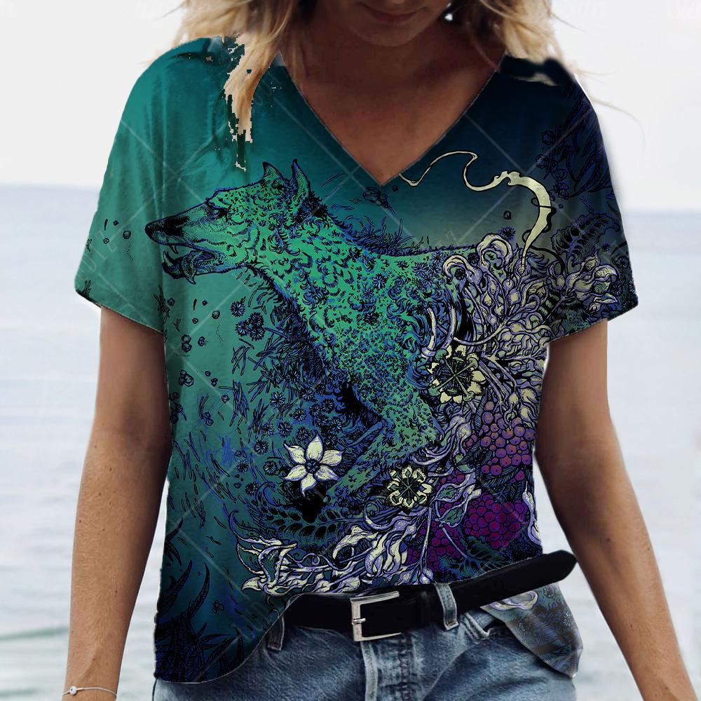 

Модная женская футболка с рисунком животного и лошади с 3D принтом и коротким рукавом, летняя футболка большого размера, одежда из полиэфирного волокна