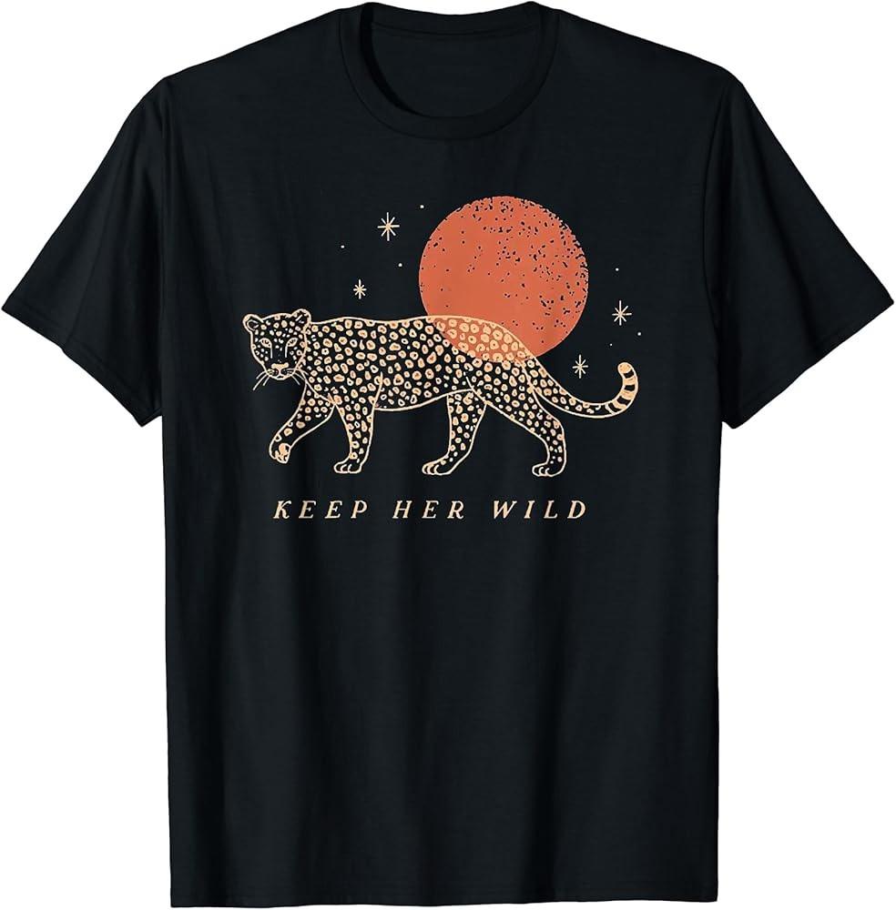 Keep Her Wild Panther Moon TShirt Unisex T-Shirt S