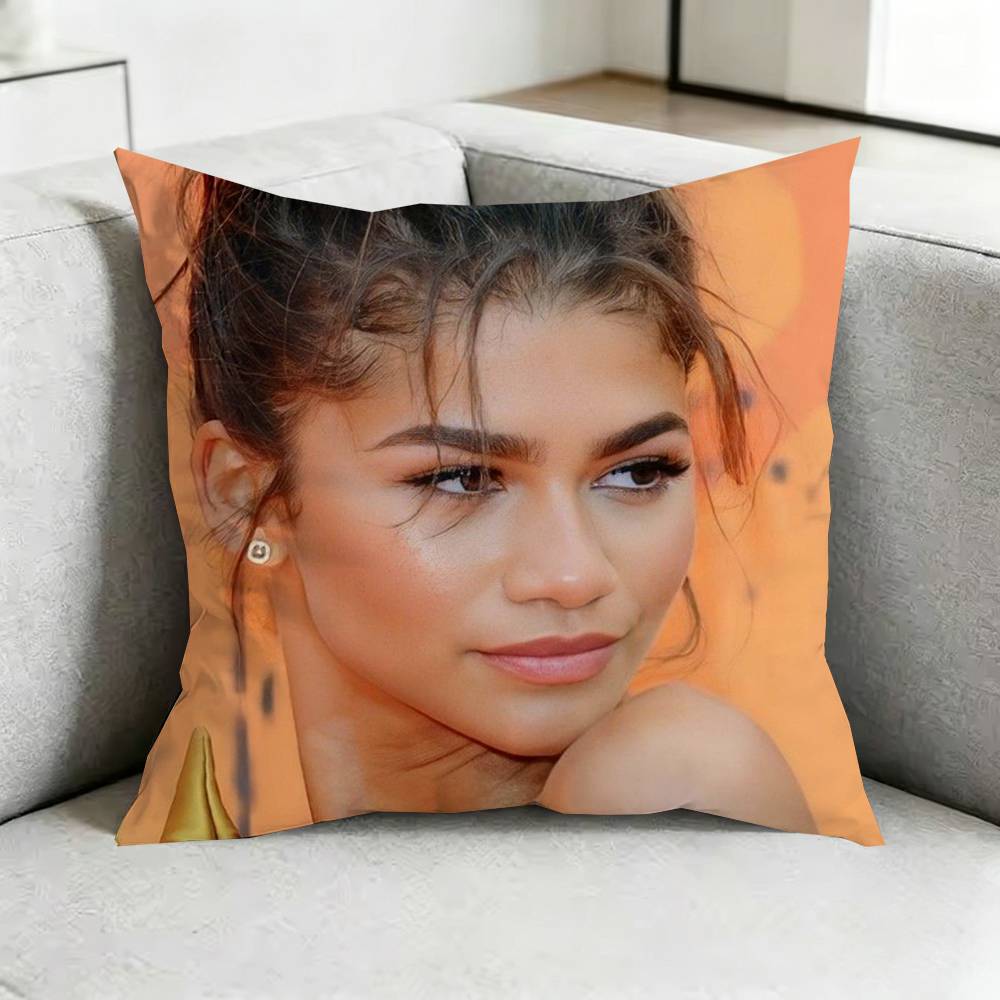 ZendayaA Rue Bennett Pillow Case Square DoubleSided Sofa Cushion Cover Bedroom Bedside Pillow Gift