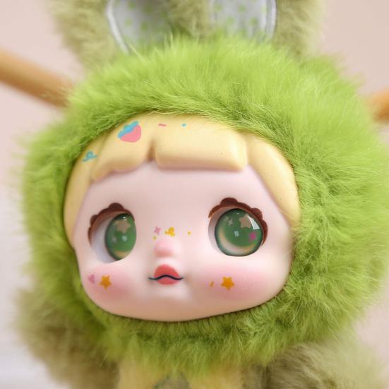 Vinil Bebek Peluş Anahtarlık Meyve Temalı Dolgulu Hayvan Kapüşonlu 14cm Sevimli Sırt Çantası Charmı ve Koleksiyonluk Oyuncak