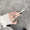 Trendy verstellbarer Love-Zeigefingerring, Retro-Kaltstil für Damen und Herren