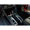 Middle Console Gear Shift Frame Trim For Honda Civic 10th 2016-2021 Matte Silver