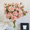 Beautiful Fake Flower Centerpiece Realistic Fake Flowers Vibrant Simulated Rose Flowers for Home Decor Realistic Appearance Easy