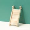 Wave Shape Wooden Hamster Ladder Decorative Hamster Toy Staircase  For Guinea Pig Chinchilla Ferret