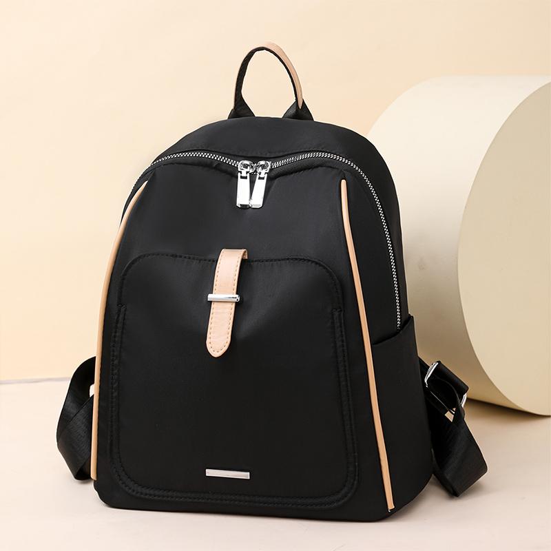 Women's Backpack Outdoor Travel Bag Solid Color Backpack