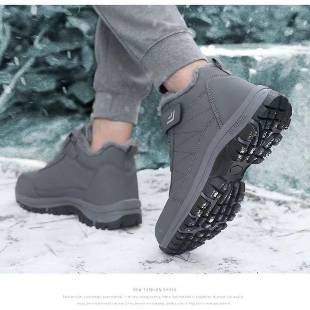 Extreme Cold Weather Snow Boots -Insulated Winter Shoes with Non Slip Soles, Hiking Boots - Suitable for Ice Climbing, Hiking, and Daily Winter Wear