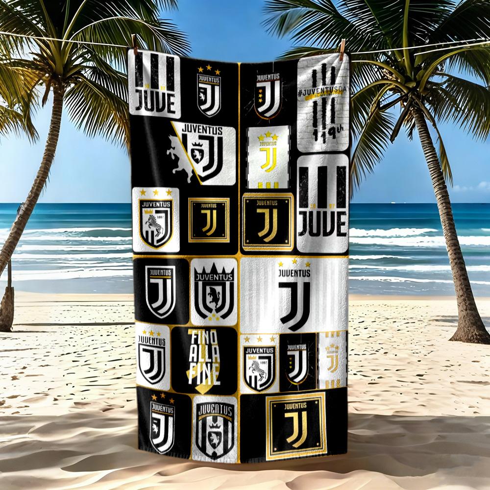 Juventus Beach Towel Soft Durable Quickdry Comfortable Lightweight Suitable For Sports Travel Swimming Yoga Bathroom Beach And Pool