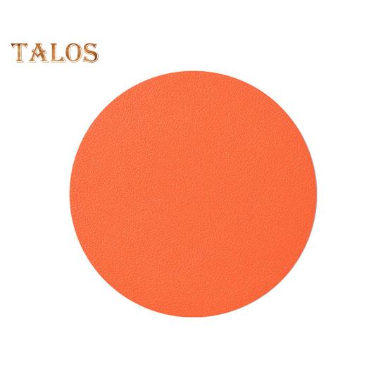 

Обеденный стол Подставка для столовых приборов Яркий цвет Износостойкий нескользящий дизайн Круглый квадратный коврик для чашки Коврик для кружки Round оранжевый