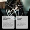 Wheel Cleaner Effectively Eliminates Stubborn Brake Dust Rust Restores Shine Safe for Aluminum Wheels Tire Care Solution