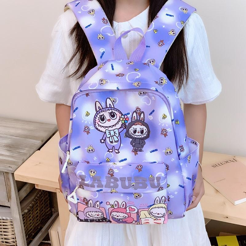 Schoolbag Early Autumn Cartoon Cute and Lightweight Kindergarten Schoolbag 1011 New Cute Printing Backpack Boys and Girls Backpack
