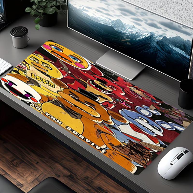 Five Nights at Freddy's Print Mouse Pad, for Keyboard Pad Laptop PC Mat for Office Home Use, Desk Decor, Perfect Birthday Gift for Gamers