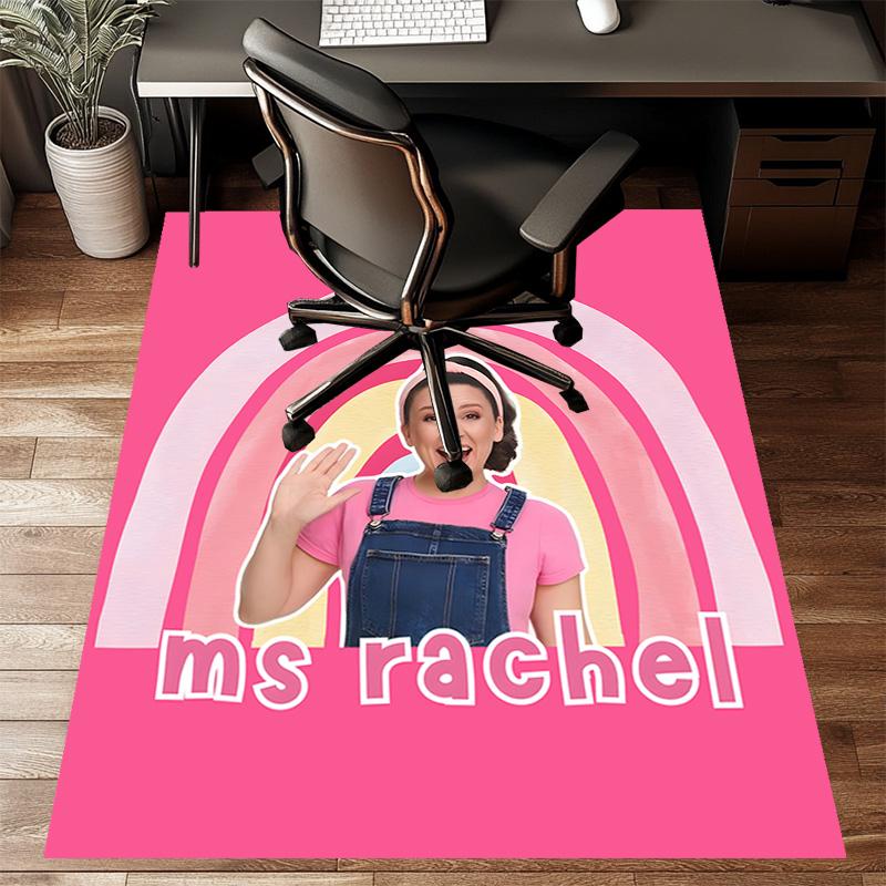 1pc Ms Rachel3 Design Printed Area Rug Carpet for Bedroom Living Room Home Decor Rugs Mat Non Slip Mat Rug for Bedside