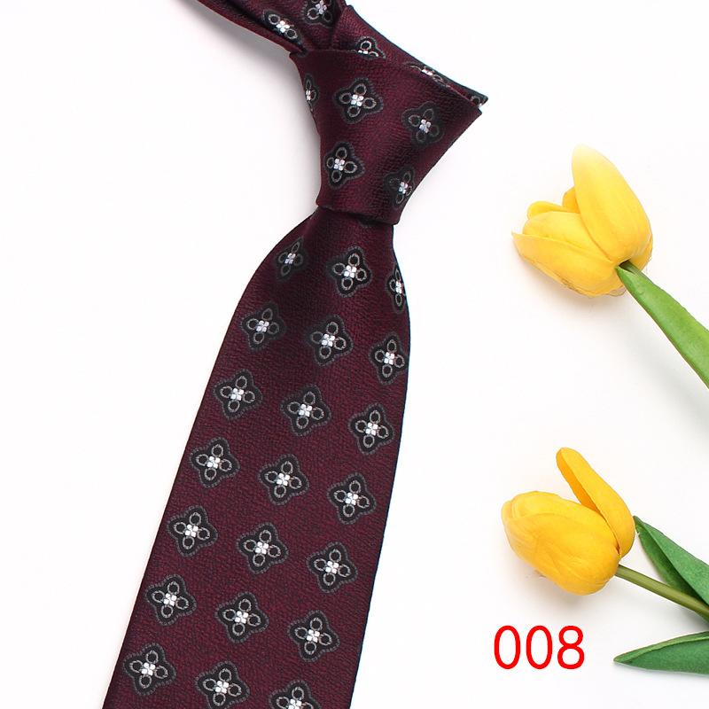Rael Tie 8Cm Burgundy Tie Men'S, Dress Business Groom Wedding Tie