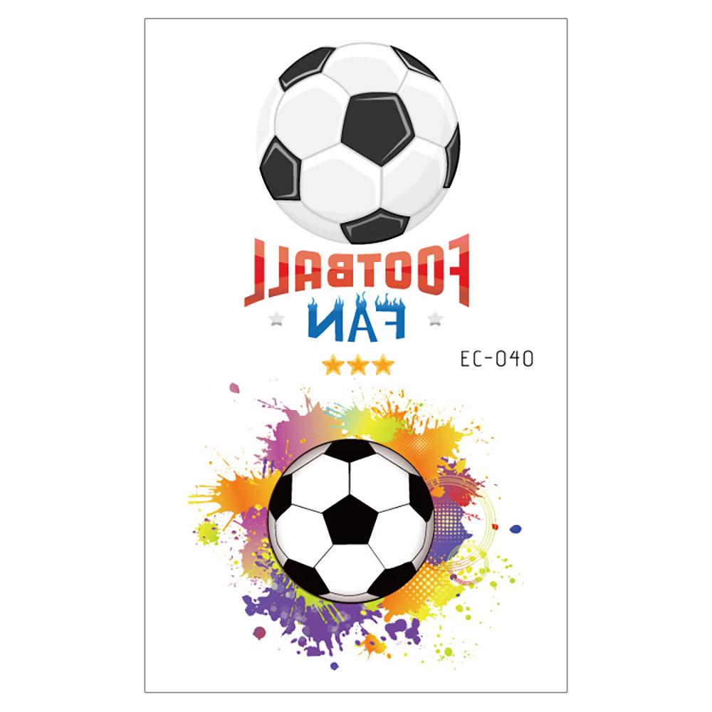 2026 Waterproof Children's World Cup Football Face Tattoo Stickers