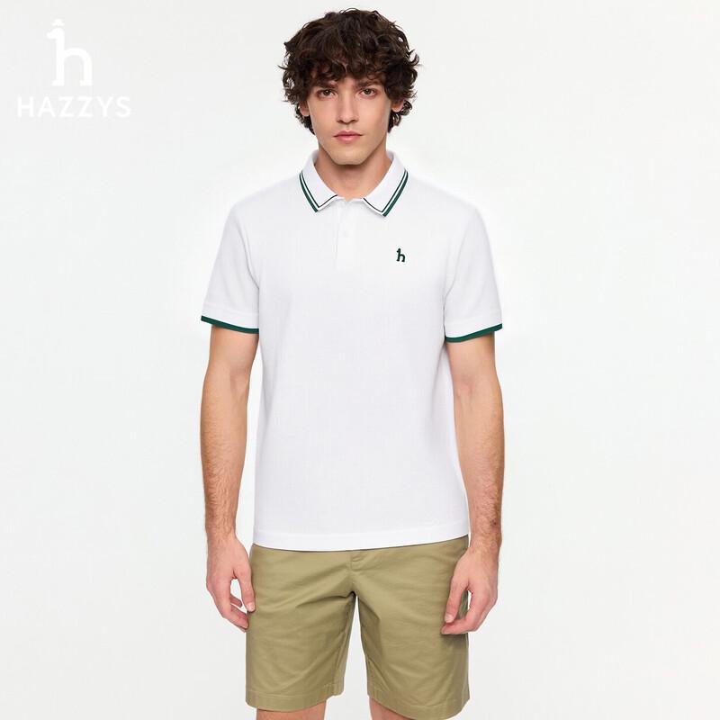 HAZZYS Men s Anti-bacterial Quick-Dry Short Sleeve Polo Shirt L
