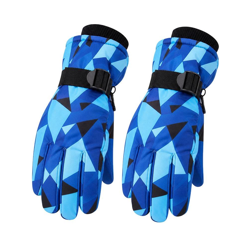 Non-slip Children Ski Gloves Waterproof Kids Winter Mittens Cute Snow Gloves Winter 2