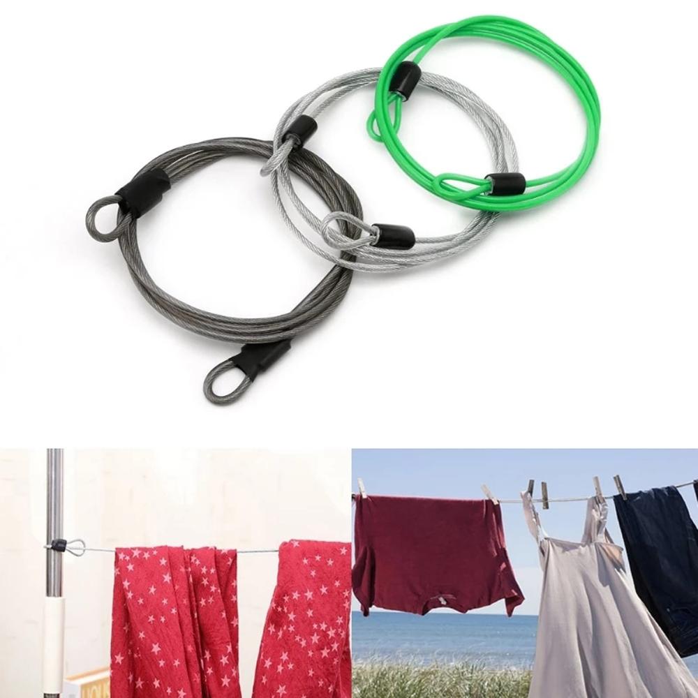 Motorcycles Security Anti-theft Outdoor lock line Steel Cable Wire Rope Bicycle Lock Braided rope