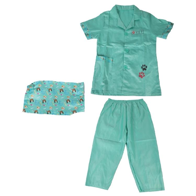 Kids Veterinarian Costume,Veterinarian Pretend Play Dressing Up Set Kids Animal Doctor Role Play Costume for Boys Girls