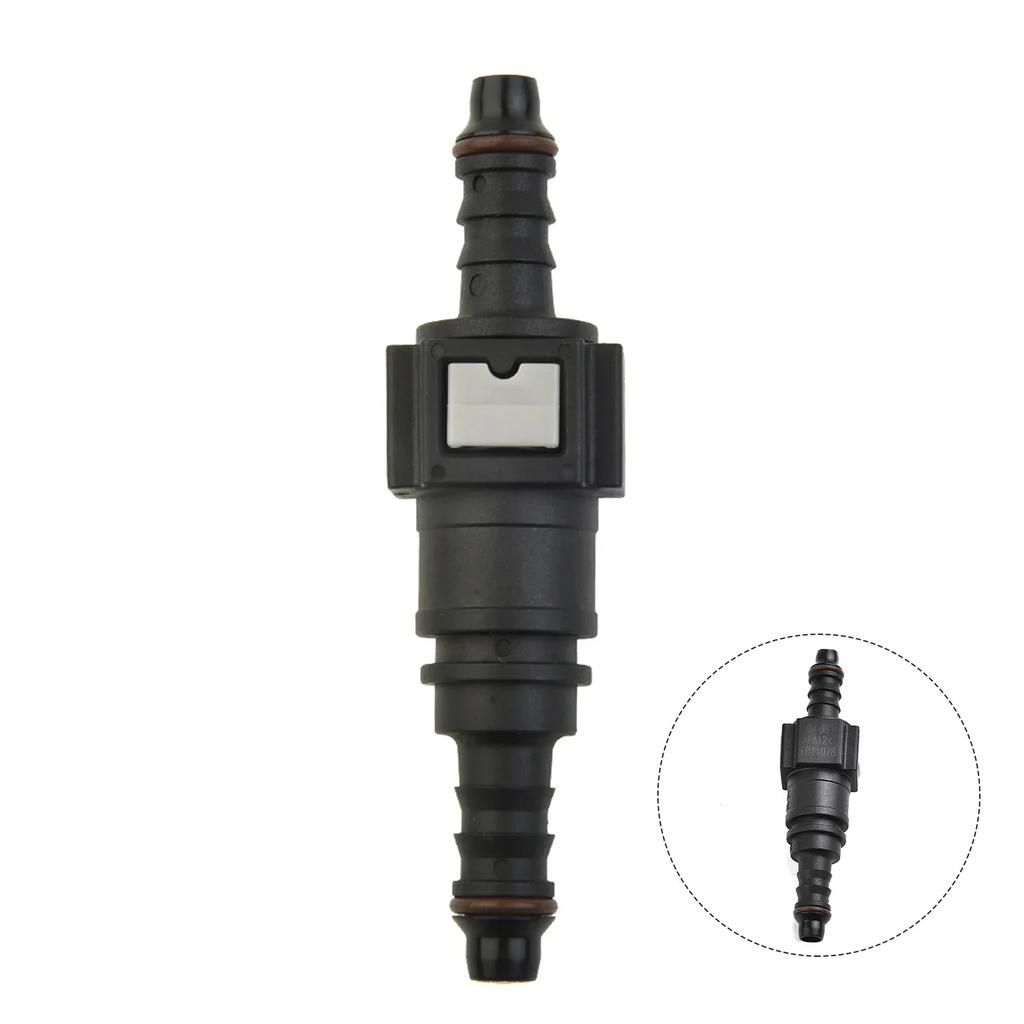Straight 7.89mm ID6 Car Fuel Line Hose Pipe Coupler Quick Release Connector SET For Gasoline Diesel Oil Pipe Pump Rubber Fitting