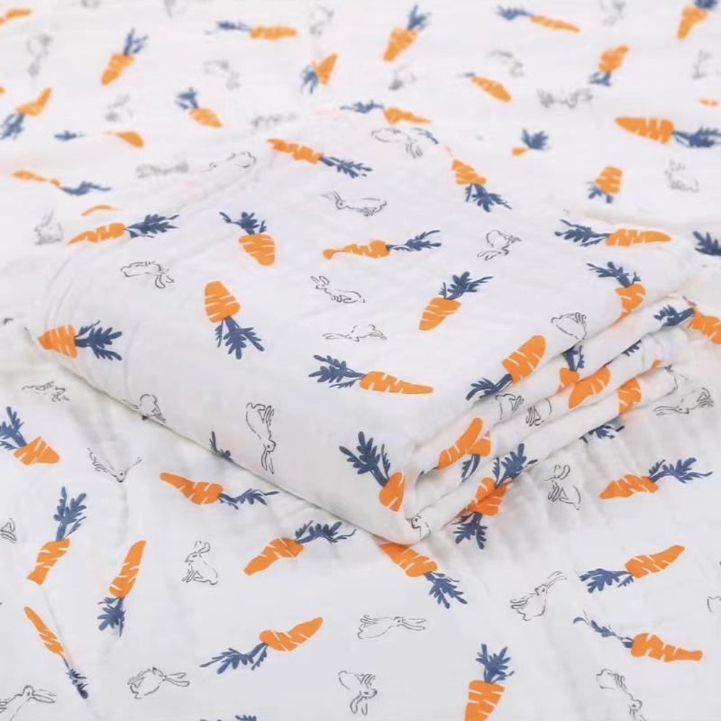 Baby Gauze Bath Towels Cloth Comfortable Anti-Pilling 4-Layer Gauze Newborn Blanket Baby Swaddle Wrap