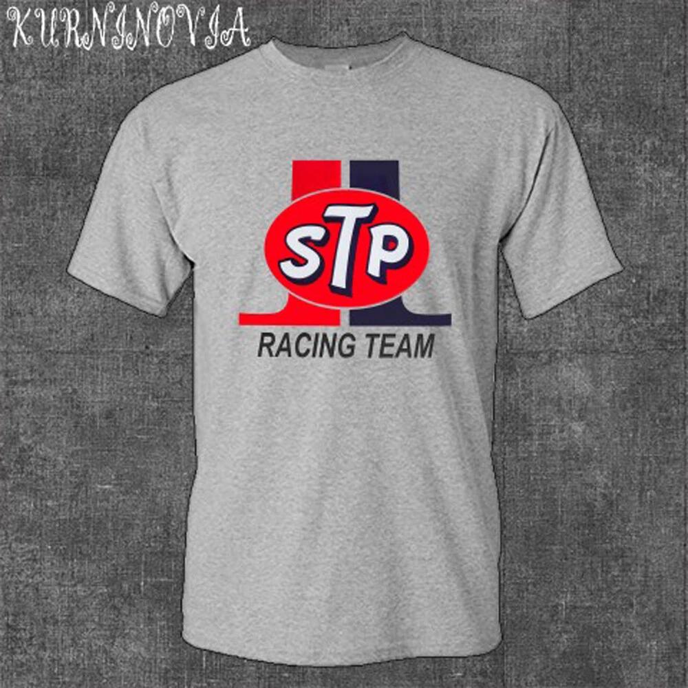 STP Racing Team Car Oil Gasoline Men s Gray Size S to 5XL S