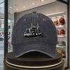 An Outdoor Casual Trendy Baseball Cap a Sporty Fashionable Snapback Hat with an American HeavyDuty Truck Pattern Unisex Suit