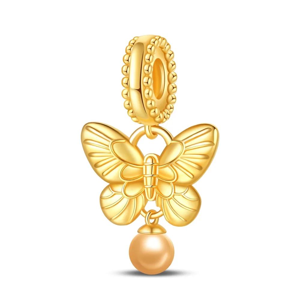 

Copper Snail Squirrel Bee Charm Pendant Bead Fit Charm Copper Original Bracelet Women Jewelry Making Gift