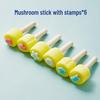 Kid's Sponge Stamp Ink Pad and Roller Set for Painting and Drawing