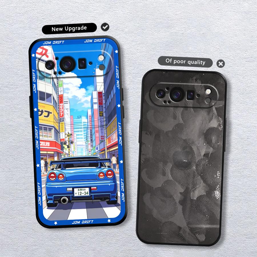 Funda Phone Cover Case for Google Pixel 10A 7a 10 9 Pro XL 9a 6 7 8 Pro 6a 8a JDM Sport Car