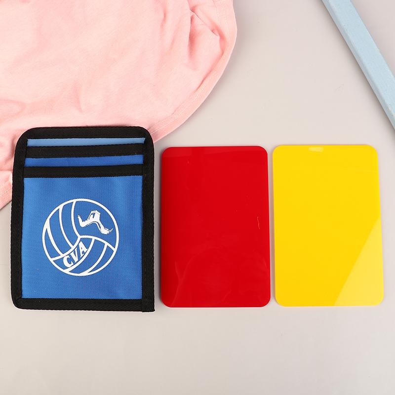 Cva Volleyball Referee Card Srfc0 Red And Yellow Cards Official Size 10X15Cm Designated Penalty Equipment For Match