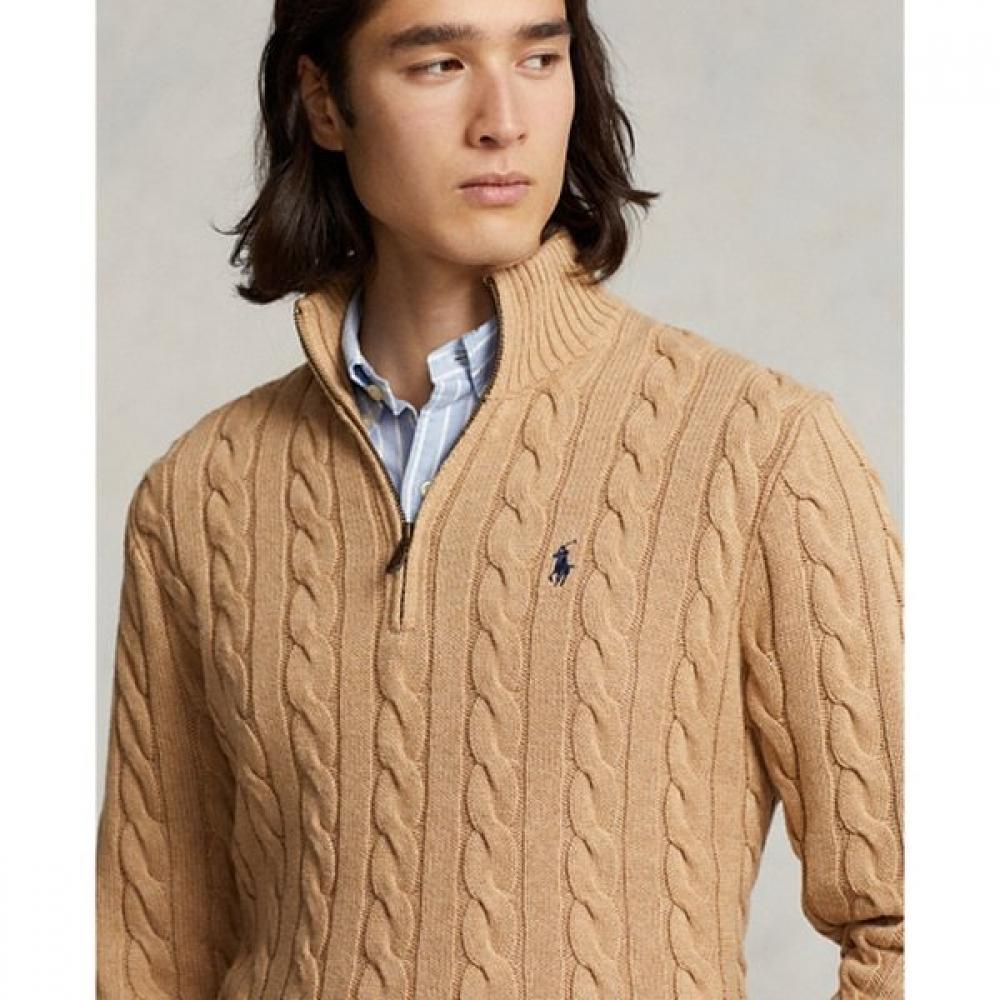 Polo Ralph Lauren Men S Cable Knit Cotton Quarter Zip Sweater mnpoSwe16820593200