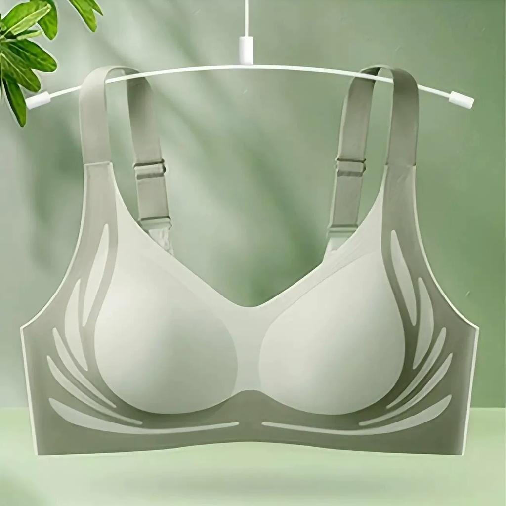 Lifting and Gathering Small Bust Bra, Seamless Underwear for Women, Anti-Sagging, Wireless, Push-Up Bra, Sports Vest