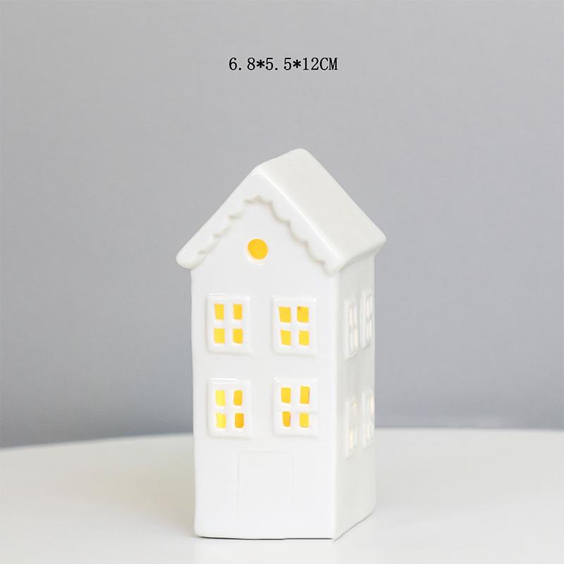 Keramikos namas žvakidė Keraminė arbatinės žvakidė Žvakių degiklis namų miegamojo dekoravimui Įkurtuvių dovana